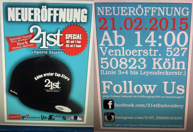 TwentyFirst Embroidery – Neueröffnung – 21.02.2015 – Capaddicts ...
