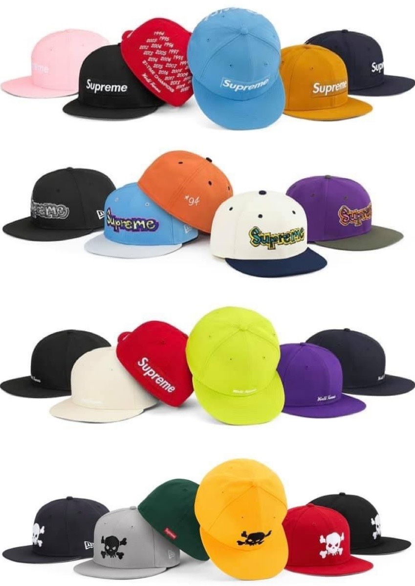 new era x supreme cap